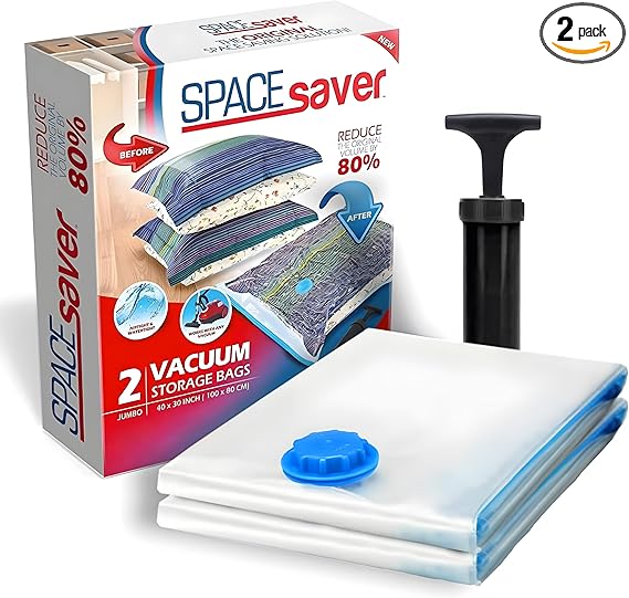 Space Saver Jumbo Vacuum Storage Bags ( 2 Pack )